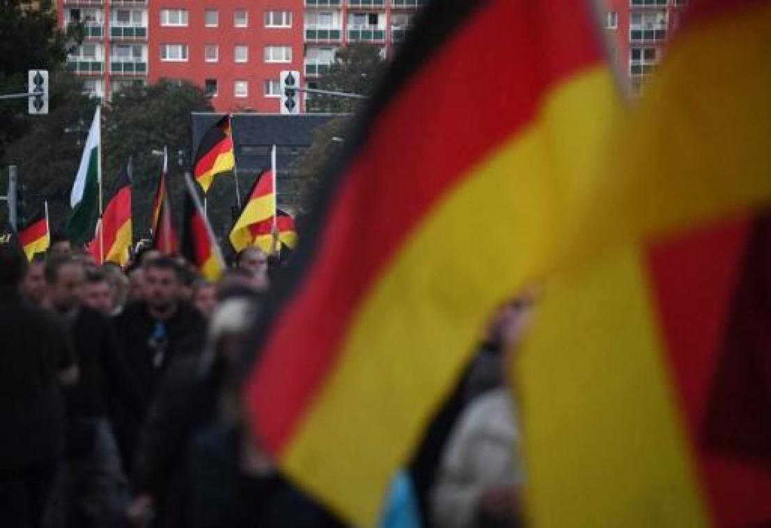 Duitse politie pakt leden van burgerwacht op na betoging in Chemnitz