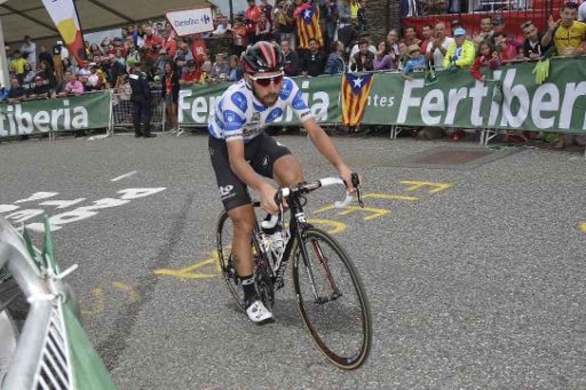 Vuelta - De Gendt pakt bollentrui: "Ben hier heel trots op"