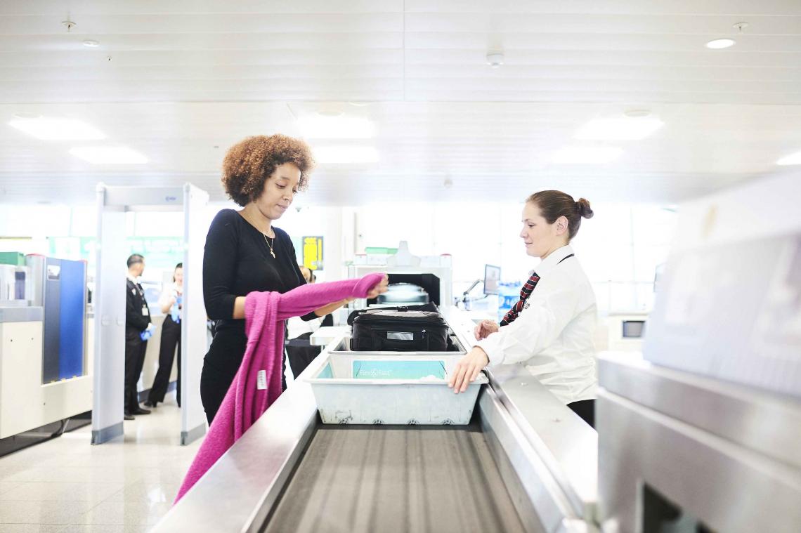 Sofie, bewakingsagente bij G4S Aviation Security