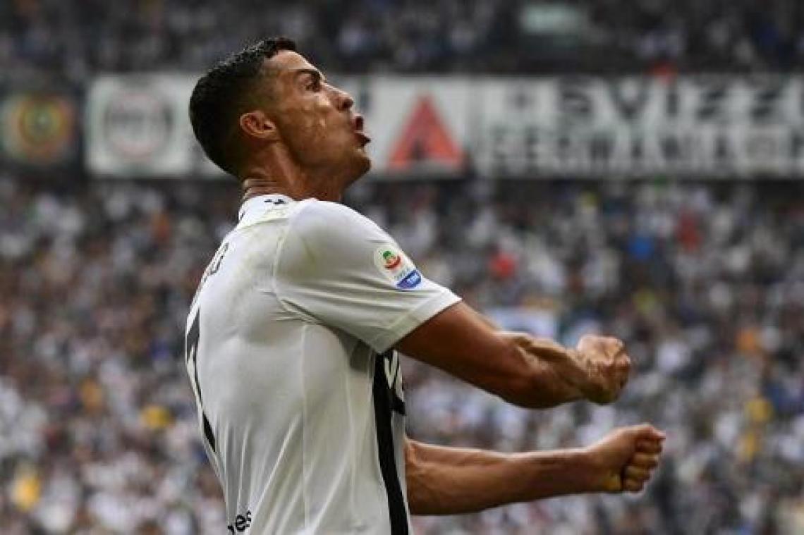 Cristiano Ronaldo scoort eerste doelpunten in Serie A