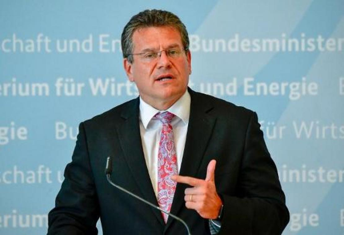 Europees commissaris Maros Sefcovic wil Spitzenkandidat voor socialisten worden