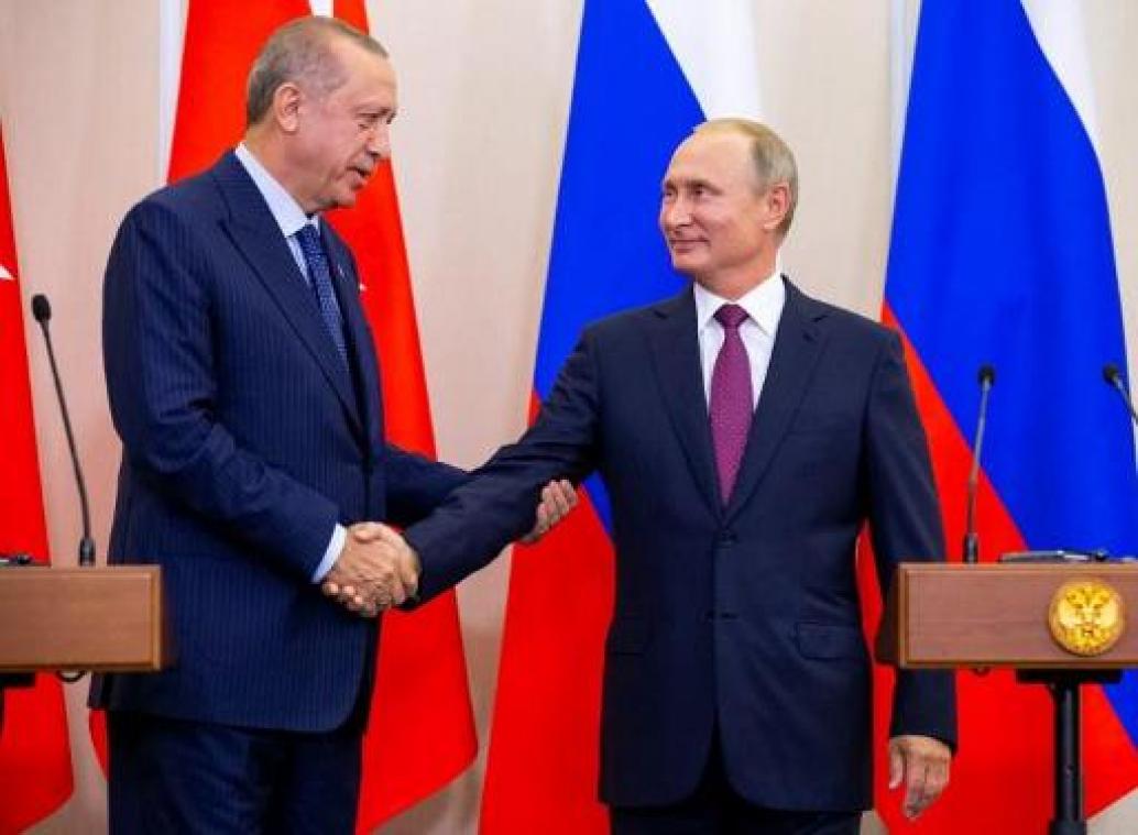 Poetin en Erdogan bereiken akkoord over gedemilitariseerde zone in Idlib