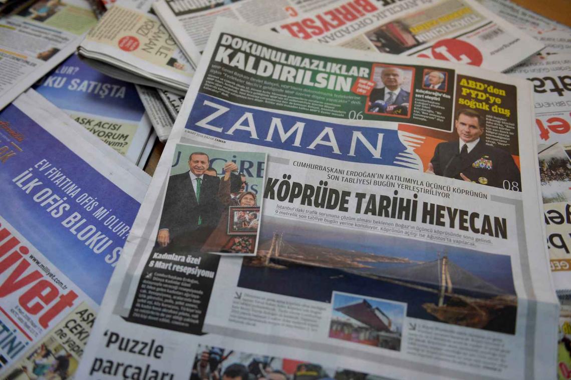 Erdogan laat meteen zien wie baas is bij Zaman
