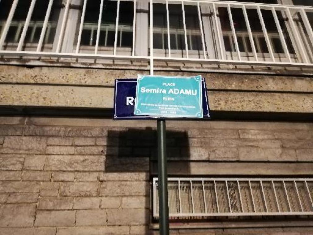 Collectief herdoopt Brusselse straatnamen naar Semira Adamu