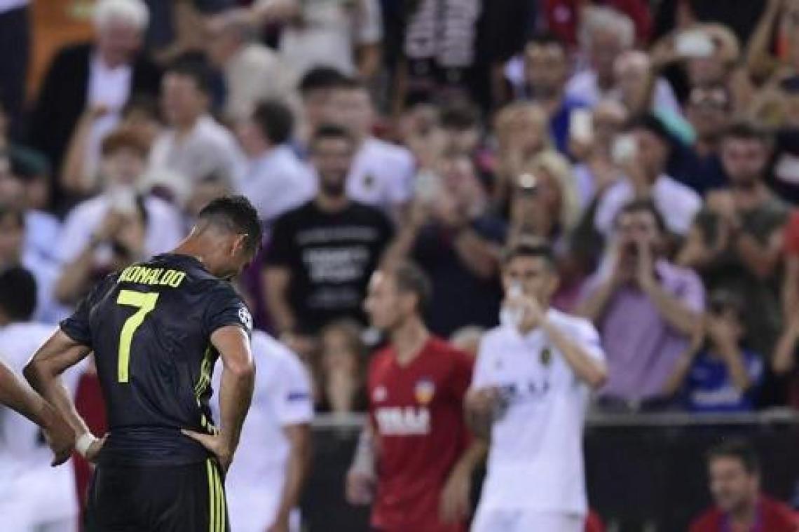Champions League - Cristiano Ronaldo pakt vroege rode kaart bij CL-debuut voor Juventus