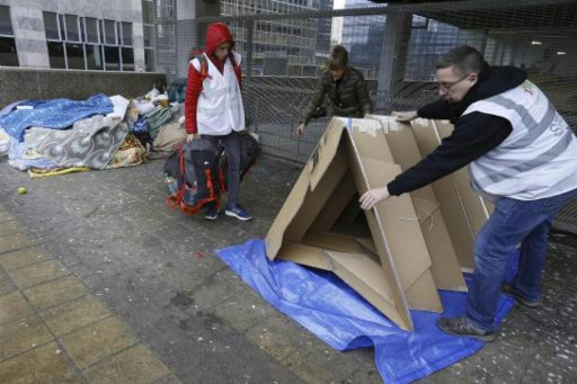 Burgerlijst Change.Brussels gaat op straat slapen tussen de daklozen