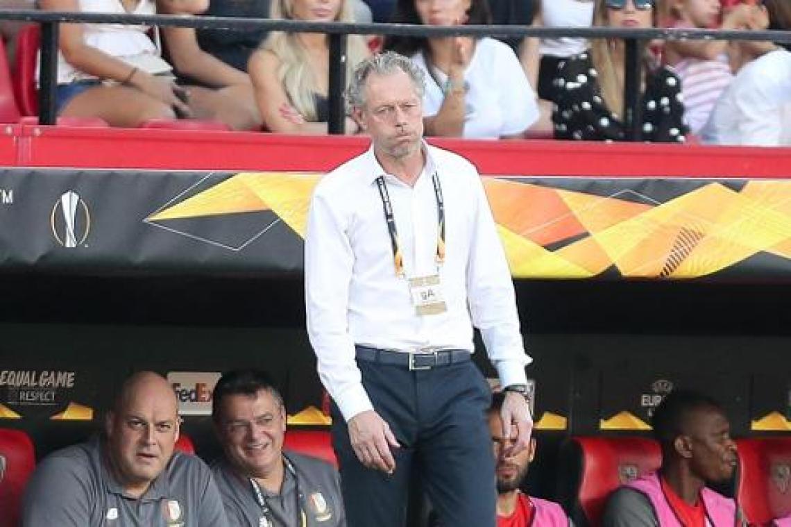 Europa League - Michel Preud'homme ziet Standard instorten in tweede helft