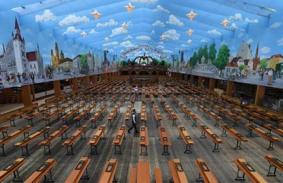Bierfestival Oktoberfest start in München