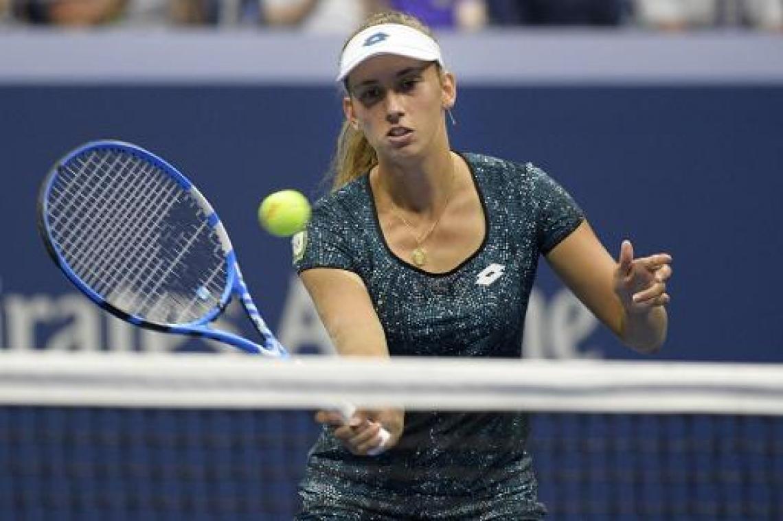 Elise Mertens moet al na een ronde inpakken