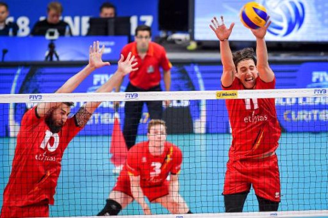 WK volley 2018 (m) - Red Dragons geven tegen Brazilië prestigezege uit handen