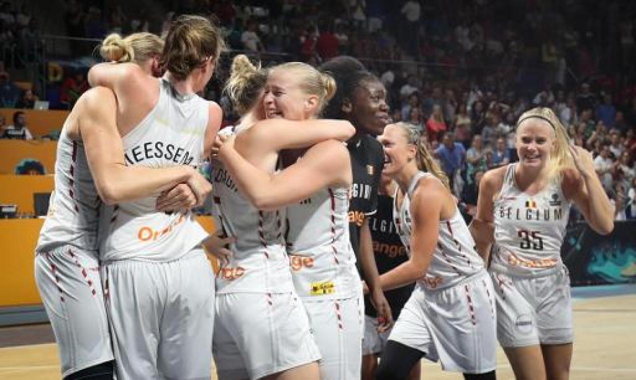 WK basket (v) - België pakt in extremis groepswinst en plaatst zich rechtstreeks voor kwartfinales