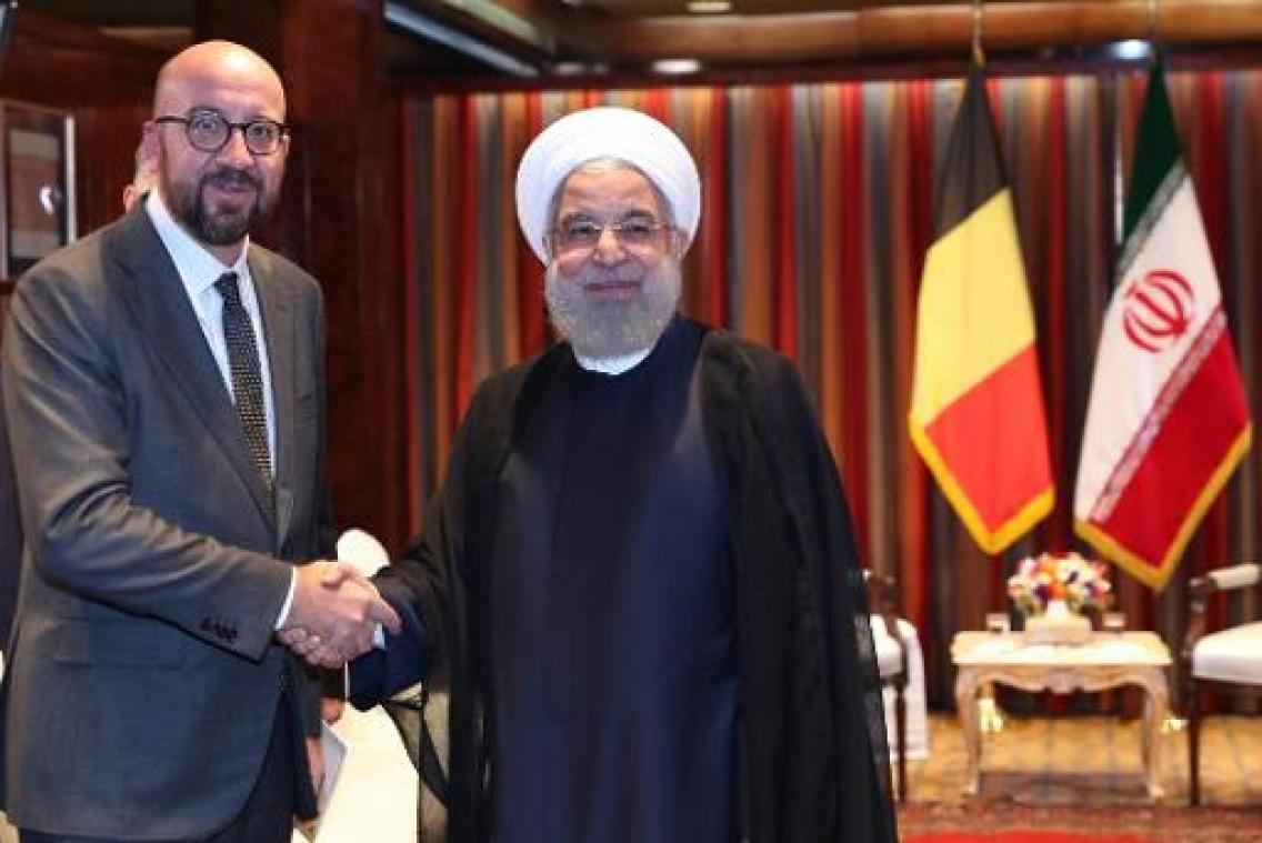 Algemene Vergadering VN - Michel ontmoet Rohani: "Moeten wij altijd honderd procent VS volgen?"