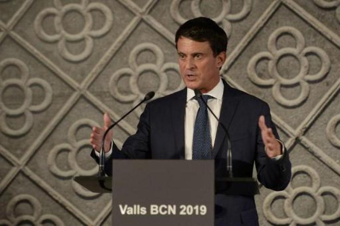 Franse ex-premier Manuel Valls wil burgemeester van Barcelona worden
