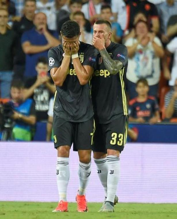 Ronaldo moet een match brommen na uitsluiting tegen Valencia