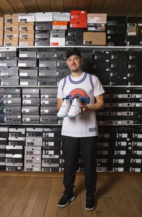 Sneakerverzamelaar Pieter Pauwels bezit meer dan 500 paar: "Mijn sneakers zijn mijn kinderen"