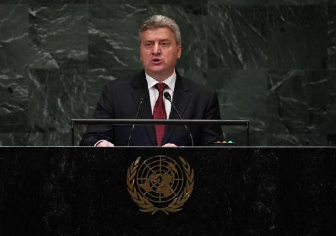 President Macedonië roept op om referendum over naamsverandering te boycotten