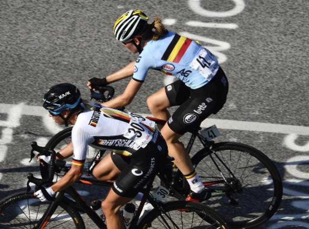 WK wielrennen - Belgen eindigen op verre ereplaatsen: "Enorm zwaar parcours"