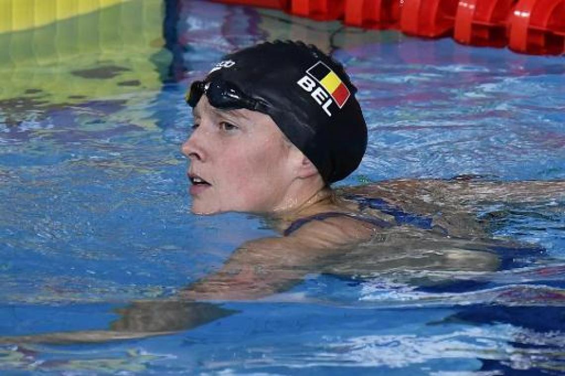 WB zwemmen - Kimberly Buys verbreekt haar Belgisch record in klein bad op de 50m vlinderslag