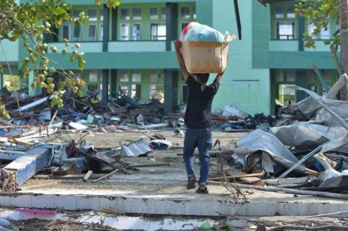 Unicef België doet oproep voor giften na tsunami op Sulawesi