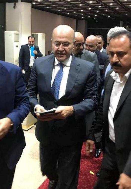 Koerdische politicus Barham Saleh verkozen tot president van Irak