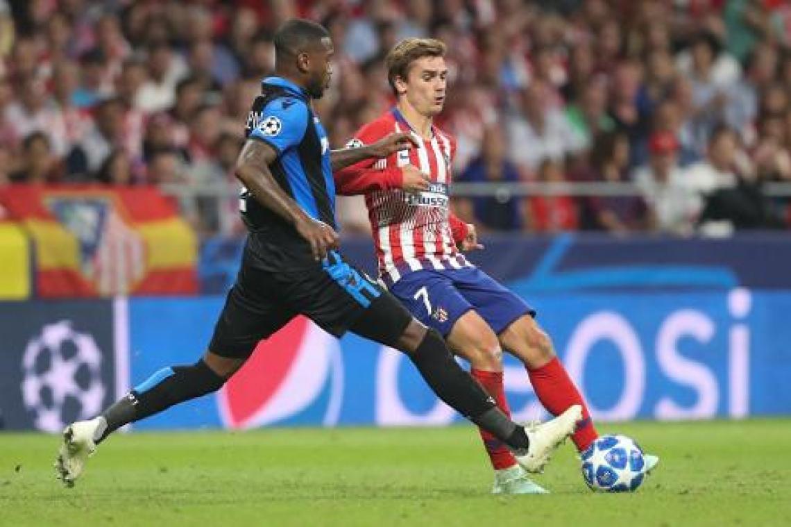 Champions League - Griezmann trapt Atletico Madrid voorbij Club Brugge