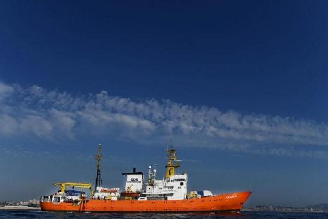 Reddingsschip Aquarius aangekomen in Marseille