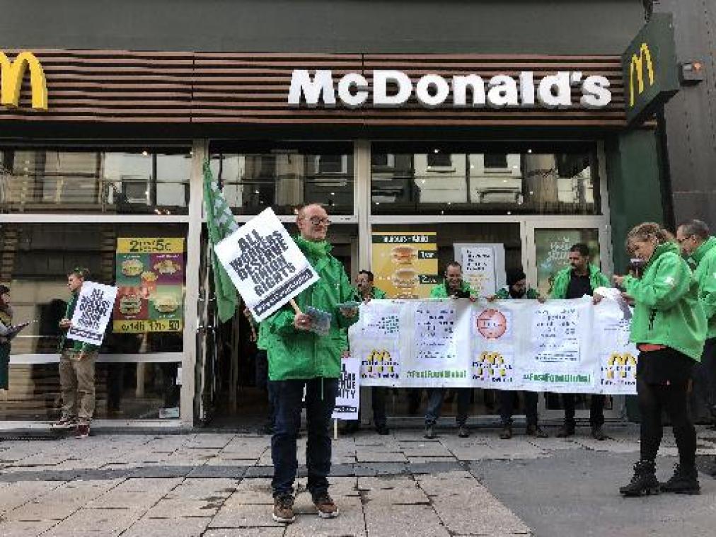 Vakbond ACV klopt aan bij McDonald's voor meer sociaal overleg