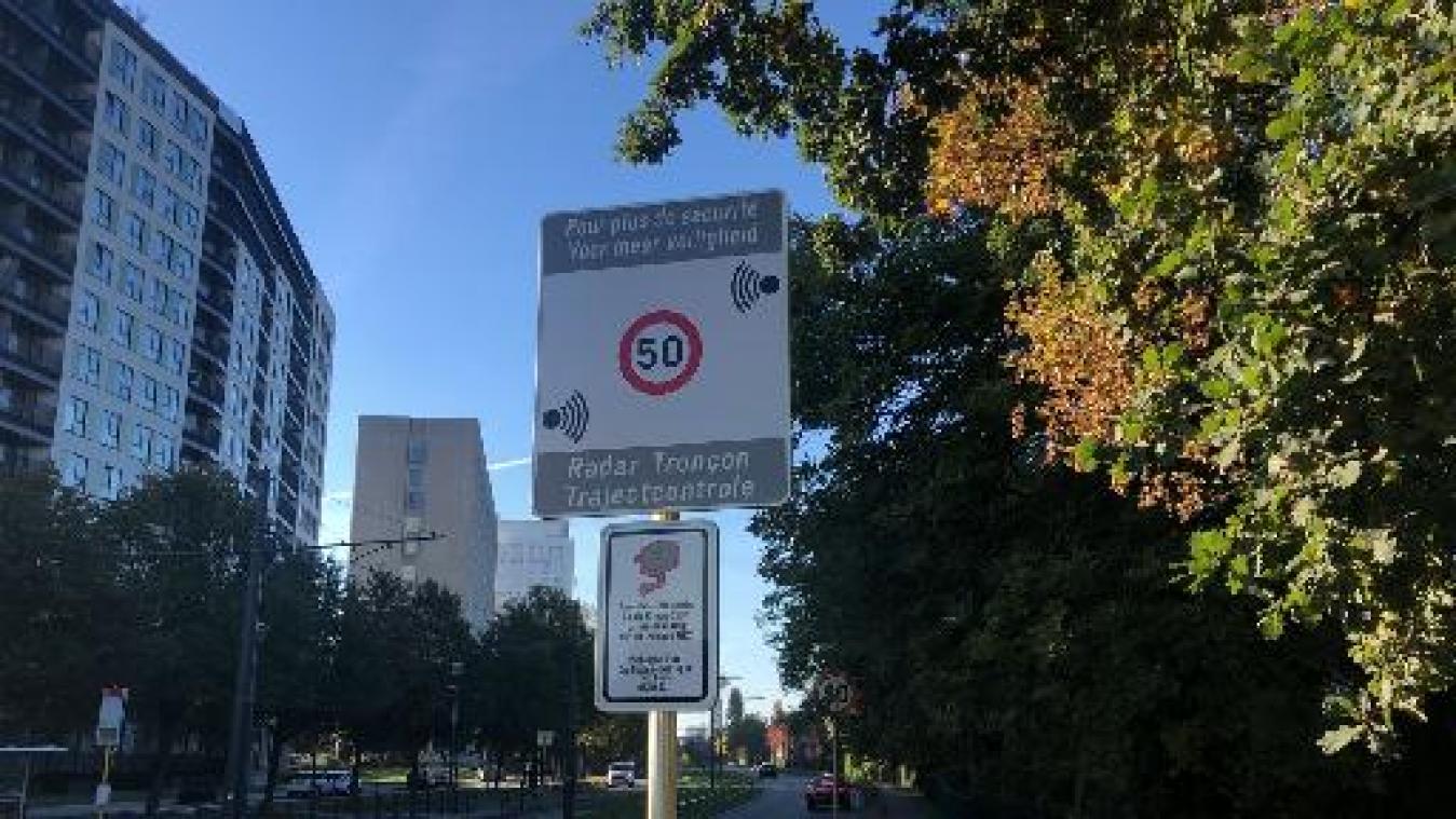 Eerste trajectcontrole in Brussels gewest in werking gesteld