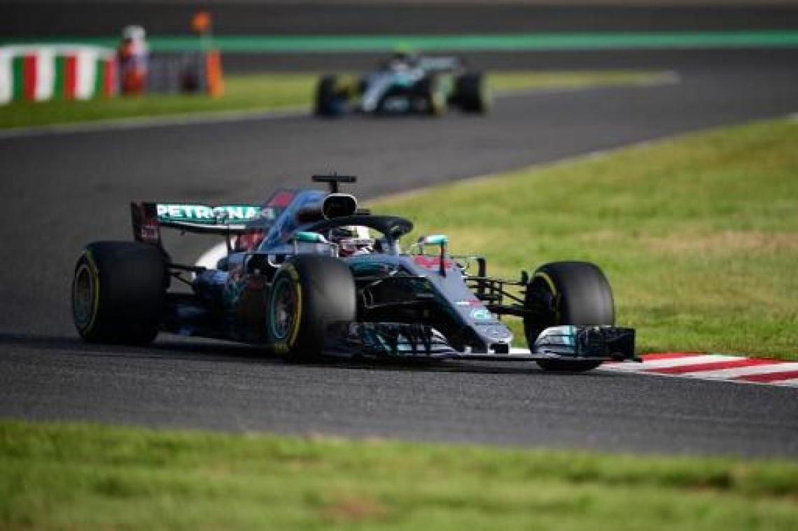 F1 - GP van Japan - Lewis Hamilton verovert pole