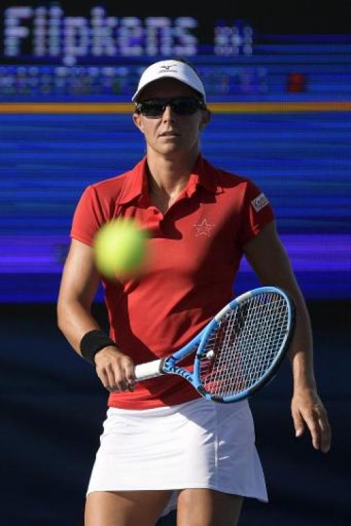 Flipkens treft titelverdedigster in Linz