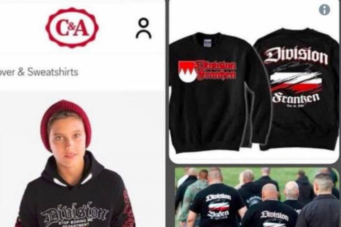 Pijnlijk. C&A moet 'neonazi-trui' uit de rekken halen na zondvloed aan klachten