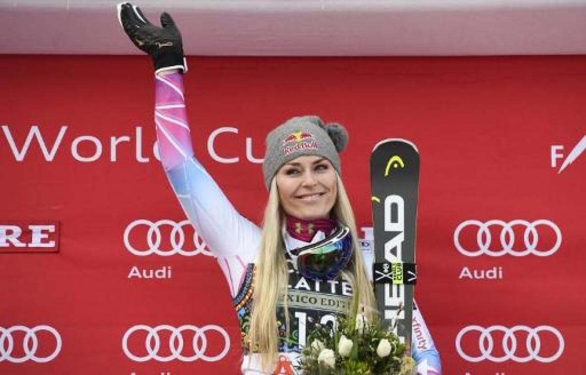 Lindsey Vonn, bijna 34, gaat nog één skiseizoen door