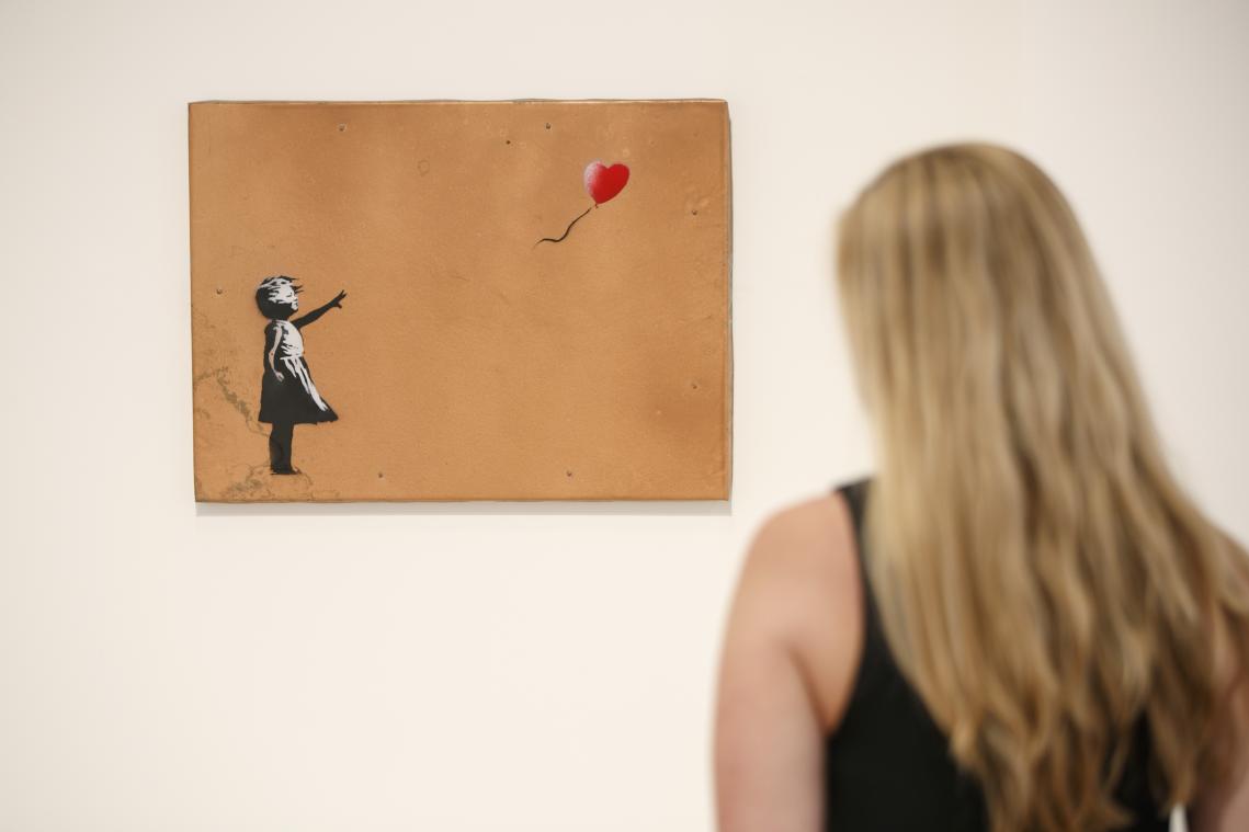 Koper Banksy-schilderij wil versnipperde versie toch houden