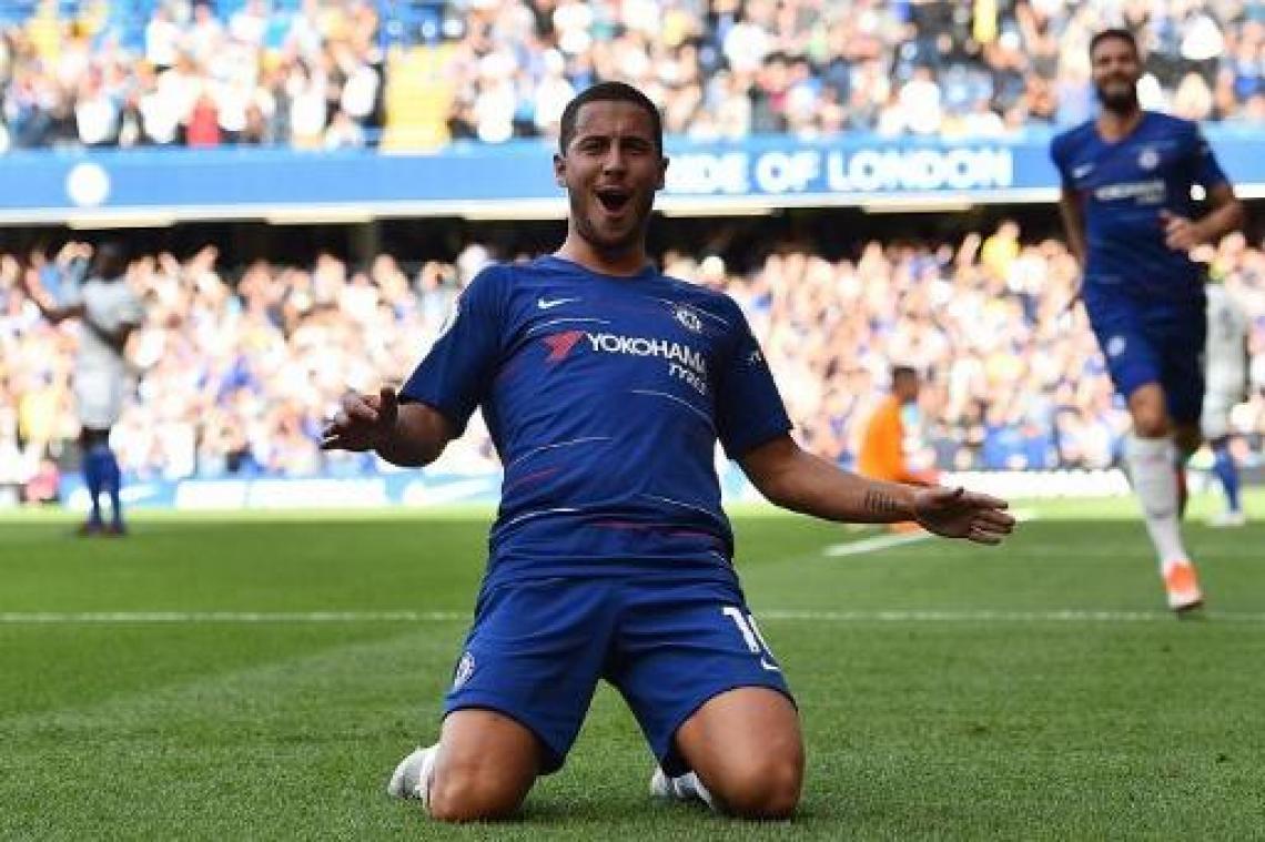 Eden Hazard was in september beste speler in Premier League