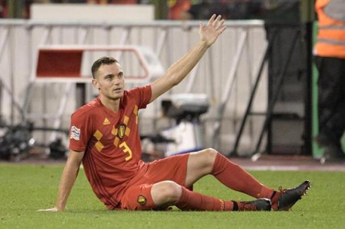 Rode Duivels - Thomas Vermaelen out met blessure aan rechterhamstring