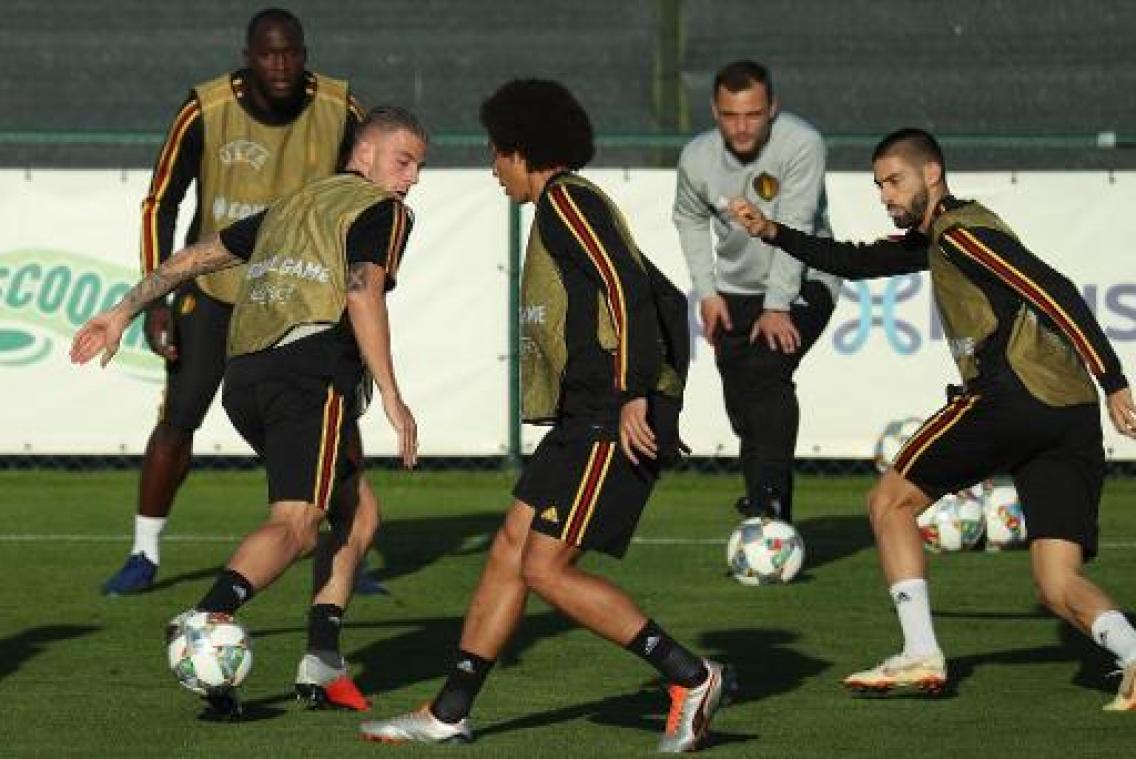 Geen Marouane Fellaini en Vincent Kompany op laatste training voor Nederland