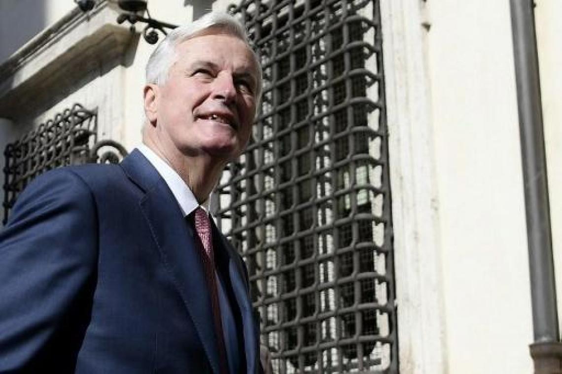 Barnier wil "tijd nemen" voor brexit-akkoord "binnen enkele weken"