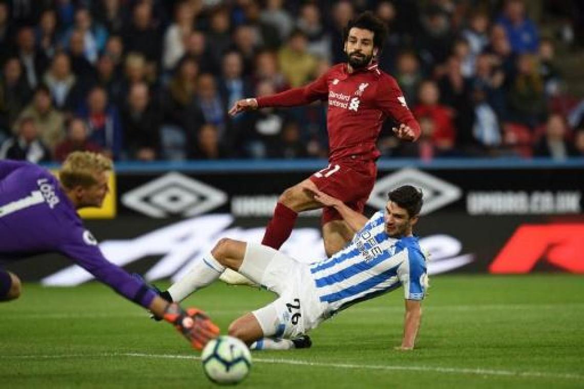 Belgen in het buitenland - Liverpool mee op kop naast City na krappe zege tegen Huddersfield