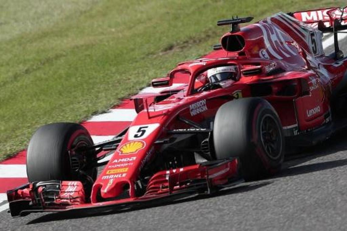 F1 - GP van Verenigde Staten - Sebastian Vettel is de snelste in laatste vrije oefenritten