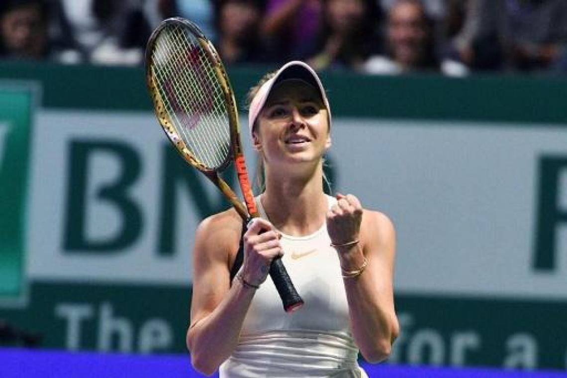 Elina Svitolina opent met zege tegen Petra Kvitova