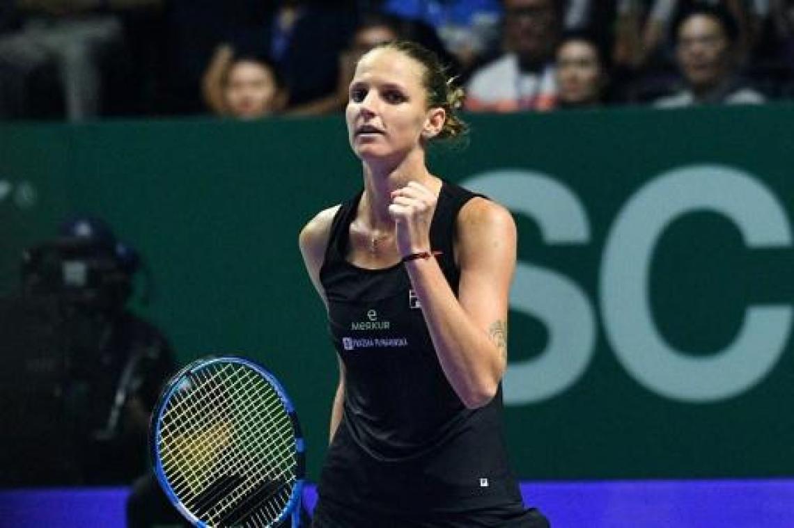 Pliskova verslaat Wozniacki