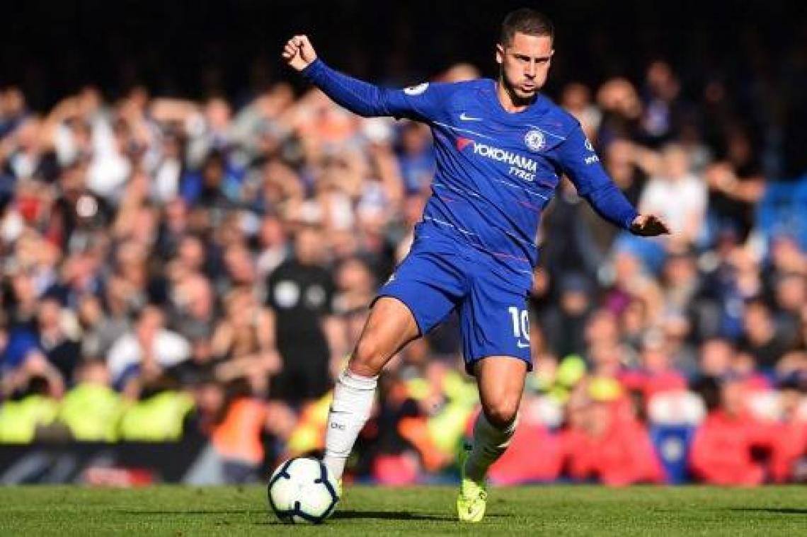 Eden Hazard ontbreekt bij Chelsea in Europa League door rugklachten