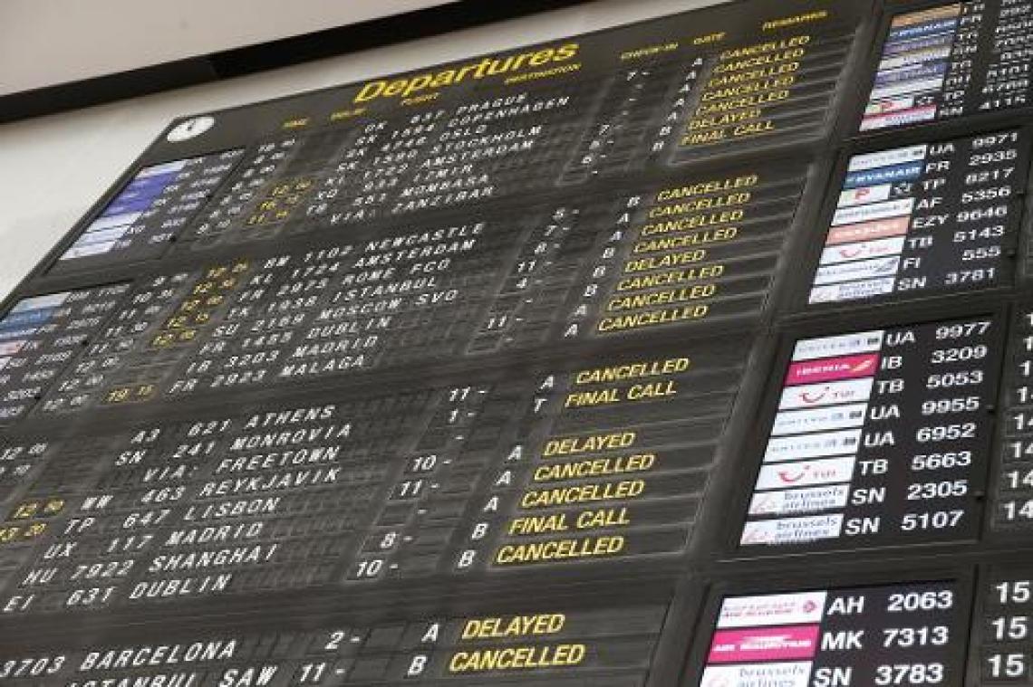 Zeker tot zondag 6 uur behandelt Aviapartner op Brussels Airport geen vluchten meer