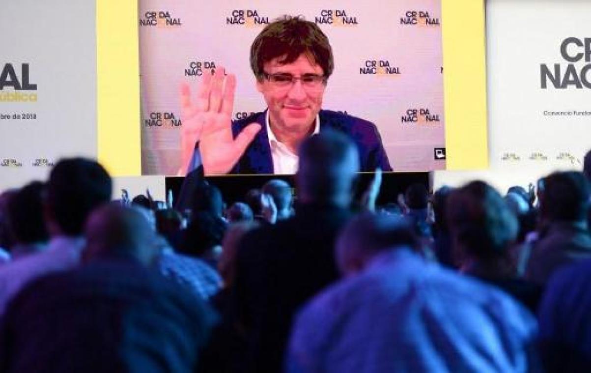 Crisis Catalonië - Puigdemont lanceert nieuwe partij