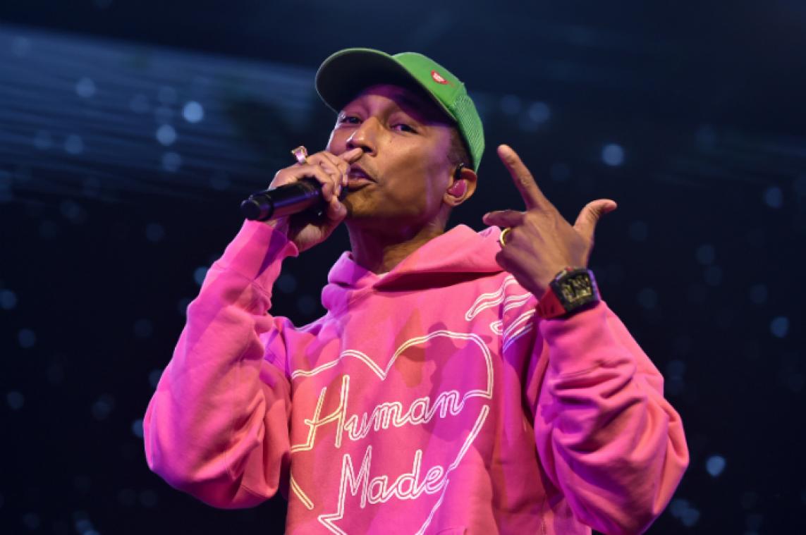 Pharrell Williams in de knoop met Trump