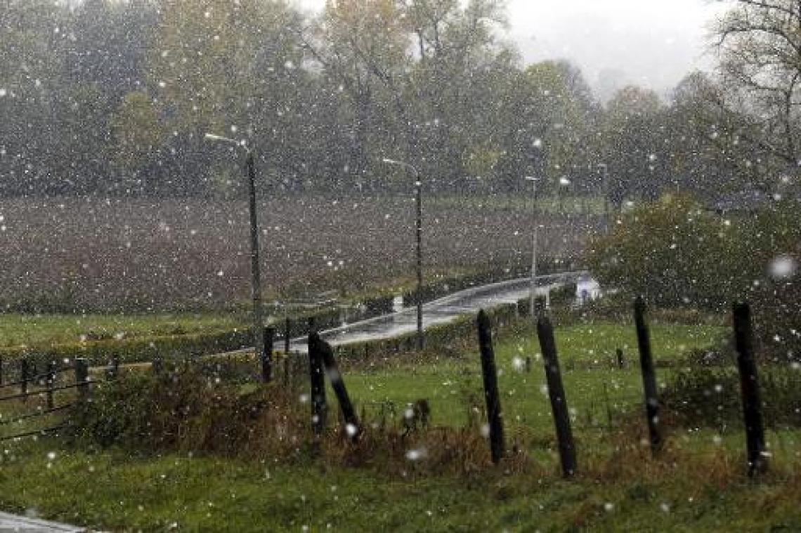 Eerste sneeuw in Ardennen valt vrij vroeg