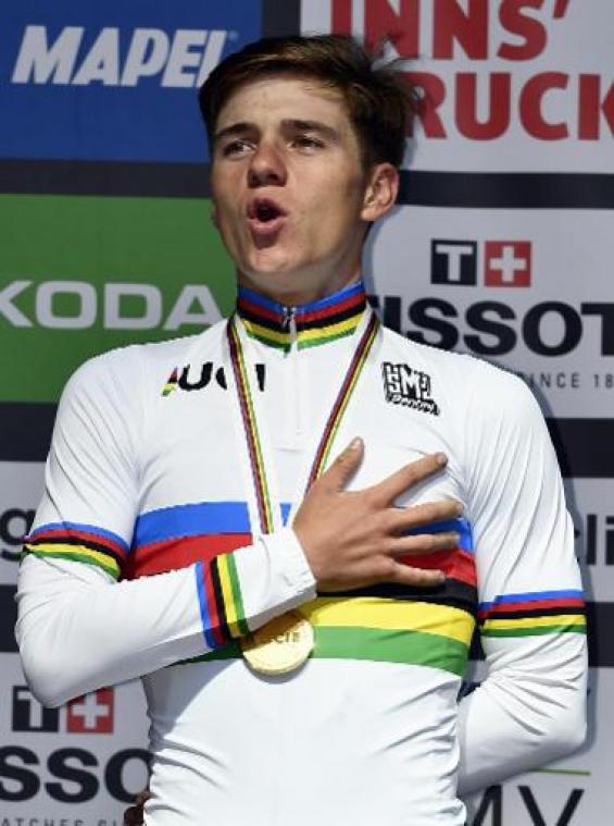 Remco Evenepoel geeft aftrap van Anderlecht-Lokeren