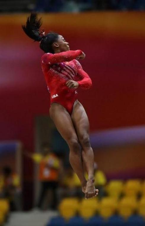 Simone Biles en co. bezorgen VS wereldtitel in landencompetitie