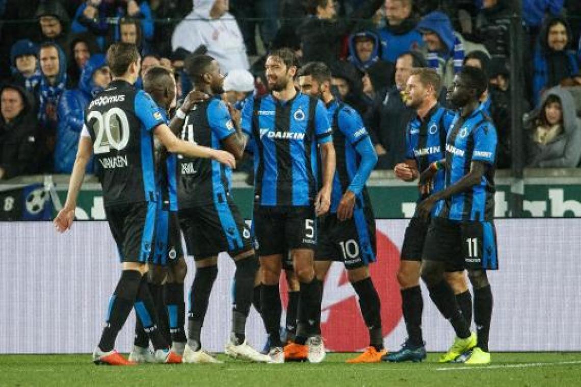 Jupiler Pro League - Club wint vlot van Oostende, Gent gaat onderuit in Moeskroen