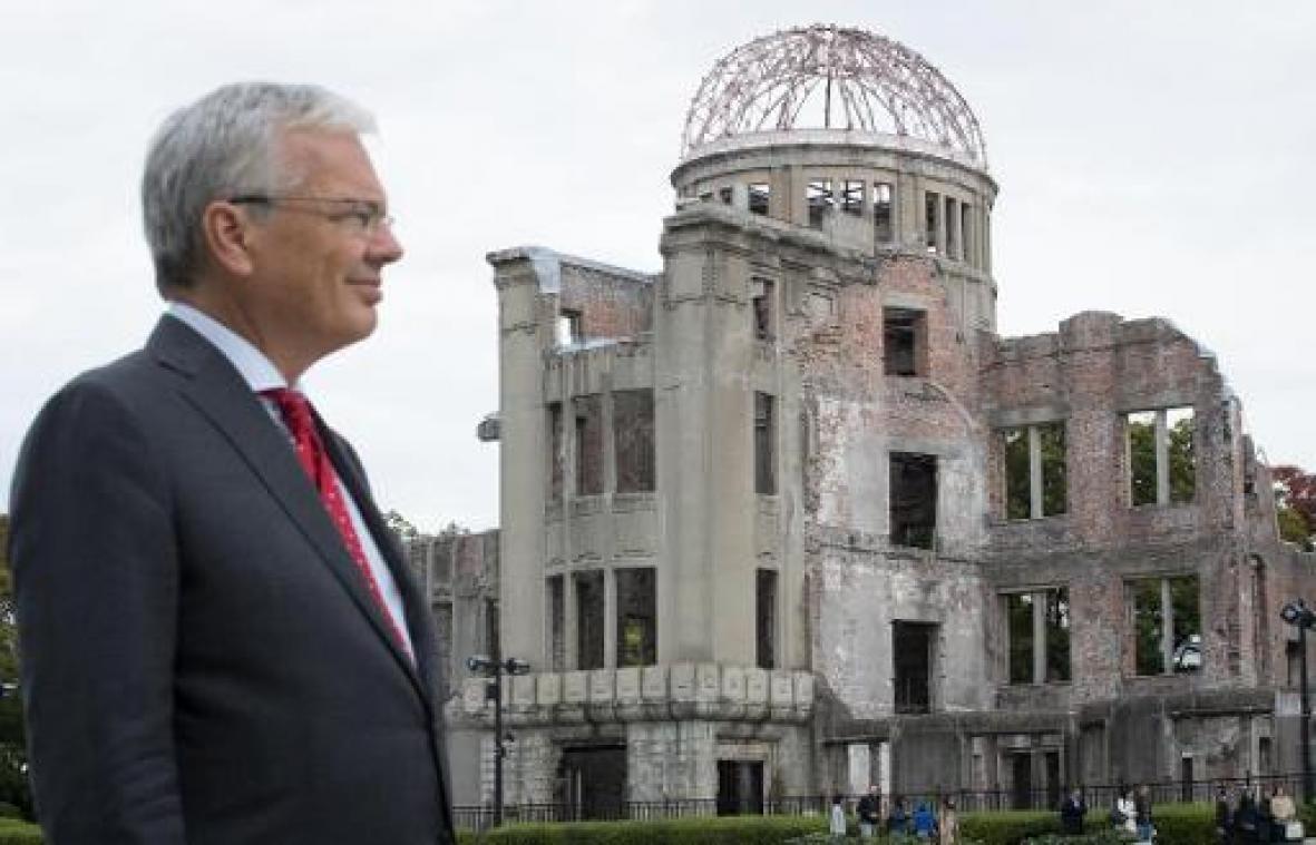 Minister Reynders in Hiroshima